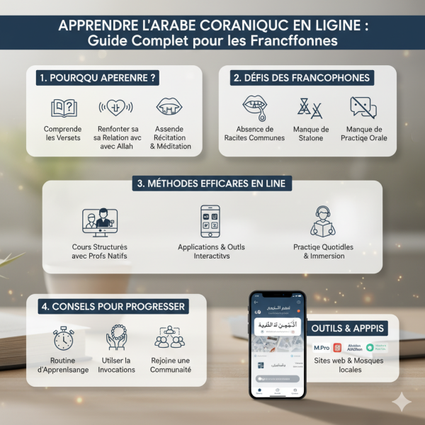 Apprendre l’Arabe Coranique en Ligne Apprendre l'Arabe Coranique en Ligne : Guide Complet pour les Francophones